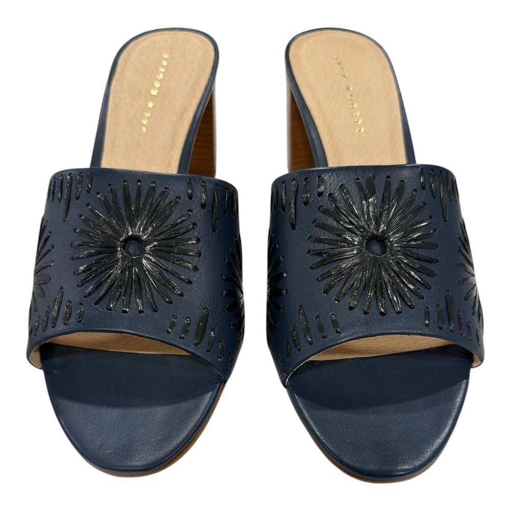 Jack Rogers Somerset Slide Sandals Size 10M Navy Blue NIB